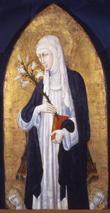 Den hellige Katarina av Siena (1347–80), ca. 1462 (tempera på panel)