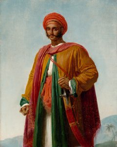 Studie for Portrait of an Indian, ca. 1807. av Girodet de Roucy Trioson