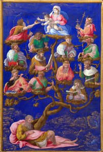 ""The Tree of Jesse"" Maleri av Gerolamo Genga (1476-1551) rundt 1535 London, Nasjonalgalleriet