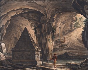 Scenografi for operaen Roméo et Juliette av Ch. Gounod. av Girolamo Magnani