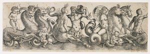 Frise med tritoner og nymfer, ca. 1517