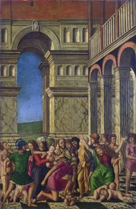 Mocetto, Girolamo (ca. 1458-1531) The Massacre of the Innocents Olje på lerret ca 1510-1520 National Gallery, London 67,9x44,5