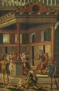 Massakren på de uskyldige med Herodes, ca 1510-1520
