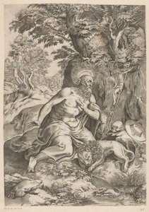 Den hellige Jerome av Girolamo Olgiati