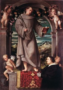 Den hellige Antonius av Padua av Girolamo Romanino