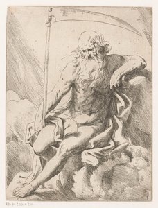 Saturn med ljå av Girolamo Scarselli
