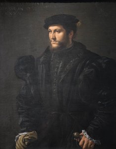 Portrett av en herre i svart
