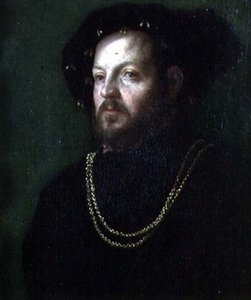 Portrett av en mann av Girolamo da Carpi