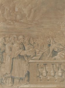 Allegori om dødens triumf over kirke og stat, ca. 1538-44. av Girolamo da Treviso