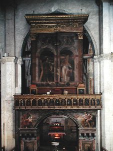 St. Andreas orgel, 1525 (olje og bladgull på tre)