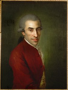 Ignaz von Born, venn og beskytter av W.A. Mozart (olje på lerret) av Giulia Lama