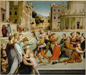 Voldtekten av Dina, et maleri som ble uferdiggjort av Fra Bartolomeo og ferdigstilt av Bugiardini i 1531 (maleri)