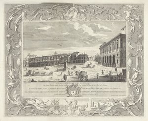 Piazza Bra i Verona av Giuliano Giampiccoli