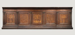 Øvre panel fra en sakristigarderobe, ca. 1460-1475. av Giuliano da Maiano