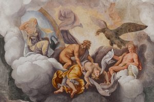 Gods of the Olympus, The Trojan Horse, Chamber of Troy (Sala di Troia)