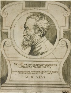 Michelangelo av Giulio Bonasone