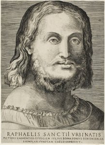 Portrett av Raphael av Giulio Bonasone