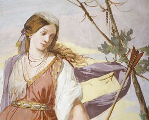Shepherd Silvio sårer Dorinda ved et uhell og blir forelsket i henne av Giulio Carpioni