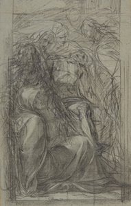 Studie for Pietà, 1604. av Giulio Cesare Procaccini