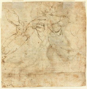 Studie av en rygg av Giulio Cesare Procaccini
