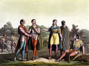 Indianerne i Canada (acadianerne) i "The Ancient and Modern Costume""