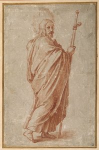 De tolv apostler: St. Jakob den større av Giulio Romano