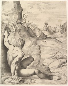 Døperen Johannes i villmarken, ca. 1545-55.
