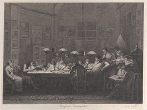 Rosaspinas tegneakademi, 1811. av Giulio Tomba