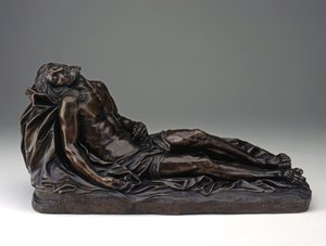 Avsatt Kristus, ca. 1670-1680 (bronse) av Giuseppe (attr.to) Mazzolini