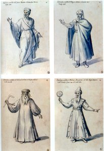 Kostymedesign for klassiske figurer, 1500-tallet