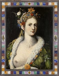 Skjøgen Flora, ca 1590 av Giuseppe Arcimboldo