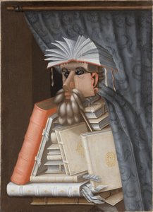 Bibliotekaren av Giuseppe Arcimboldo