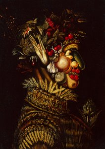 Sommer (olje på lerret) av Giuseppe Arcimboldo
