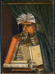 Bibliotekaren av Giuseppe Arcimboldo