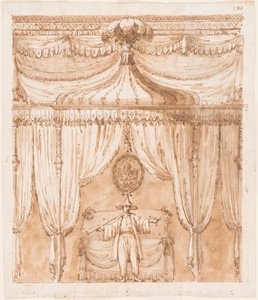 Sovealkove med figur av Giuseppe Barberi