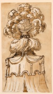 Topping av en baldakin av Giuseppe Barberi