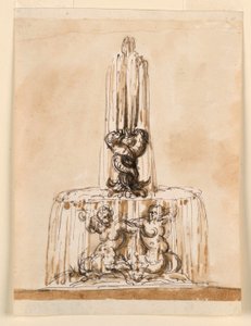 Design for en fontene av Giuseppe Barberi
