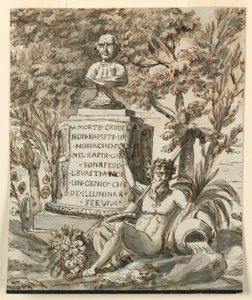 Gravmonument for munken Bonafede av Giuseppe Barberi