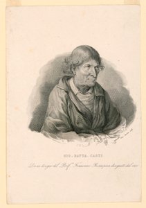 Portrett av Giovanni Battista Casti (1721-1803) av Giuseppe Beretta