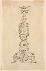 Design for en lysekrone av Giuseppe Bernardino Bison