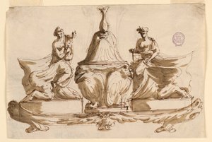 Design for an Inkstand   1260296   no       norwegian Successfully Translated  Original: Honderd ontwerpen - deel drie Zuan hyakudai - san (title on object) Translat: Honderd ontwerpen - deel drie Zuan hyakudai - san (title on object) 1364420 no norwegian  av Giuseppe Bernardino Bison