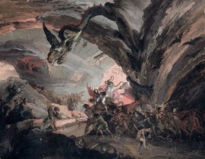 Pluto og en harlekin i helvete