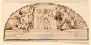 Prosjekt for en Lunette av Giuseppe Bernardino Bison
