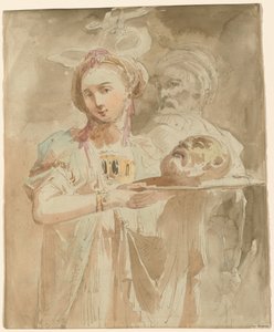 Salome med hodet til døperen Johannes av Giuseppe Bernardino Bison