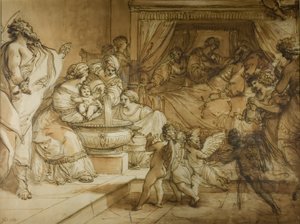 Jomfruens fødsel av Giuseppe Cades