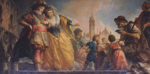 Historien om Gualtiero, greve av Angers, av Giuseppe Cades (1750-1799)