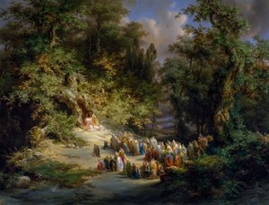 Tidlig kristen messe i skogen av Giuseppe Camino