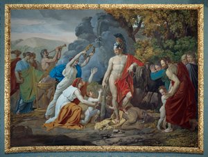 Theseus and the Minotaur, av Giuseppe Cammarano