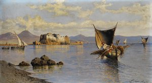 Napolibukten med Castel dell