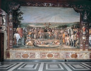 Kamp av Horatii og Curiatii av Giuseppe Cesari